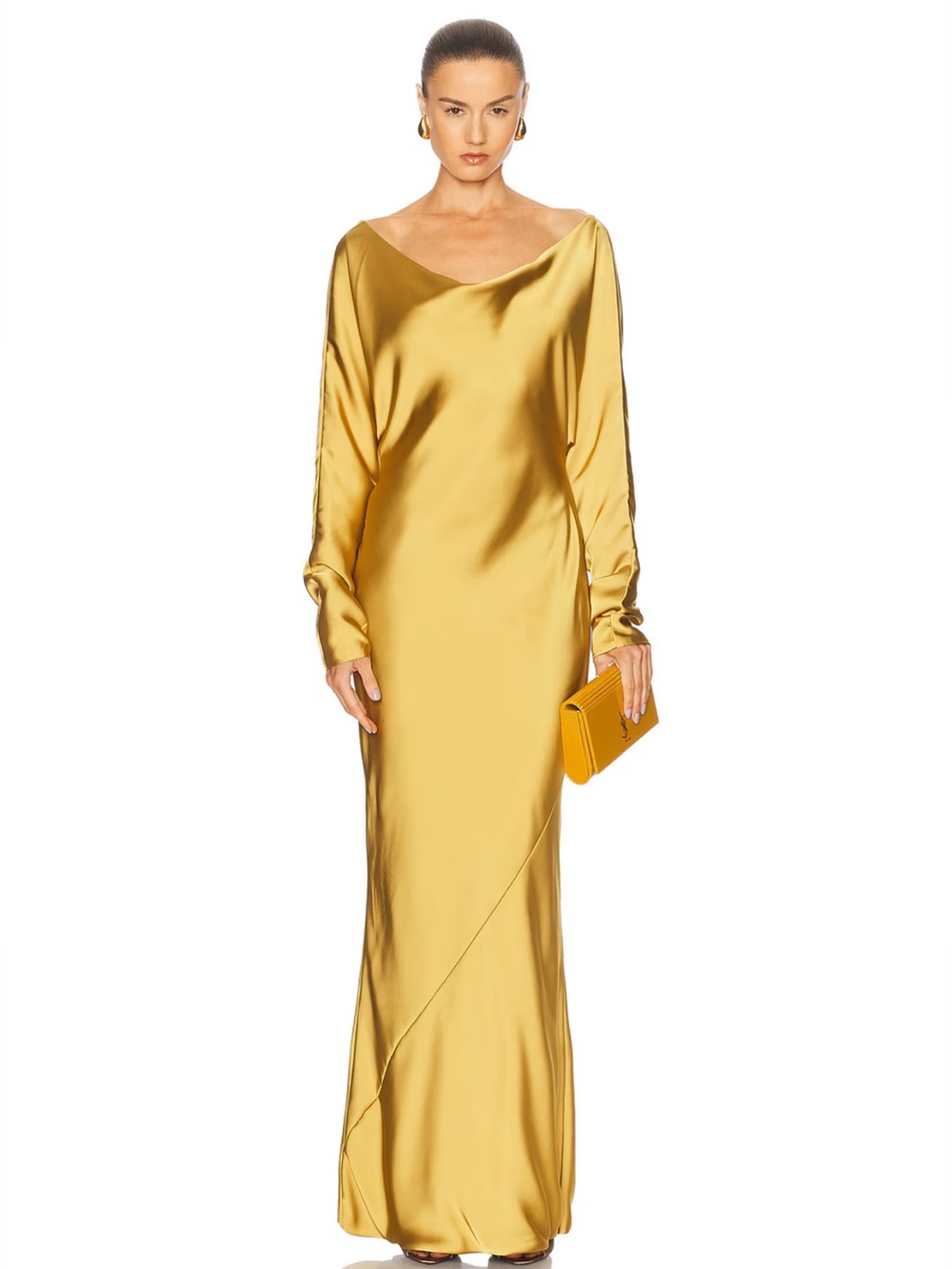 Norma kamali dolman Maria gown in asparagus